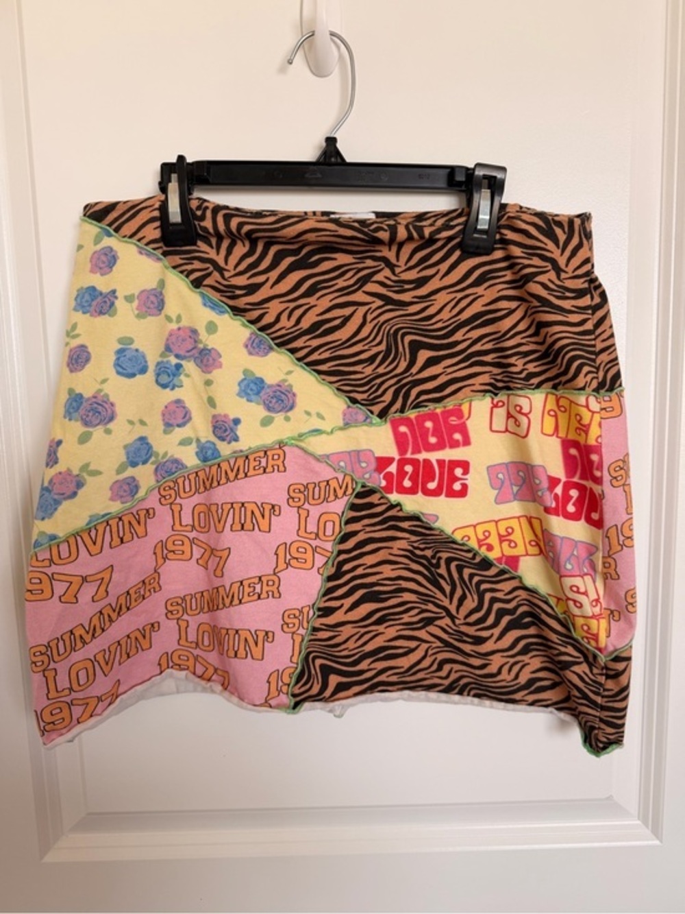 Princess Polly Patchwork Skirt Size 10